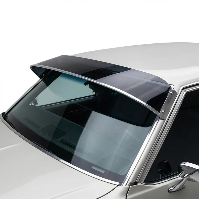 Tinted Acrylic Windscreen Sunvisor for Pontiac Parisienne (1970 - 1986) - 1