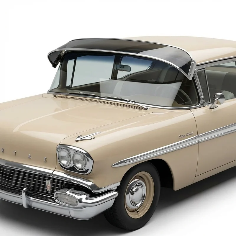 Tinted Acrylic Windscreen Sunvisor for Pontiac Star Chief (1958 - 1958) - 1