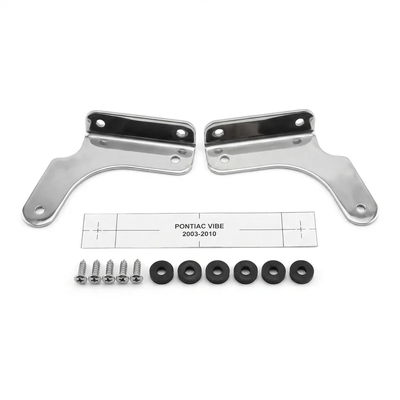 Stainless Steel Mounting Bracket Kit for Pontiac Vibe (2003 - 2010) - 1
