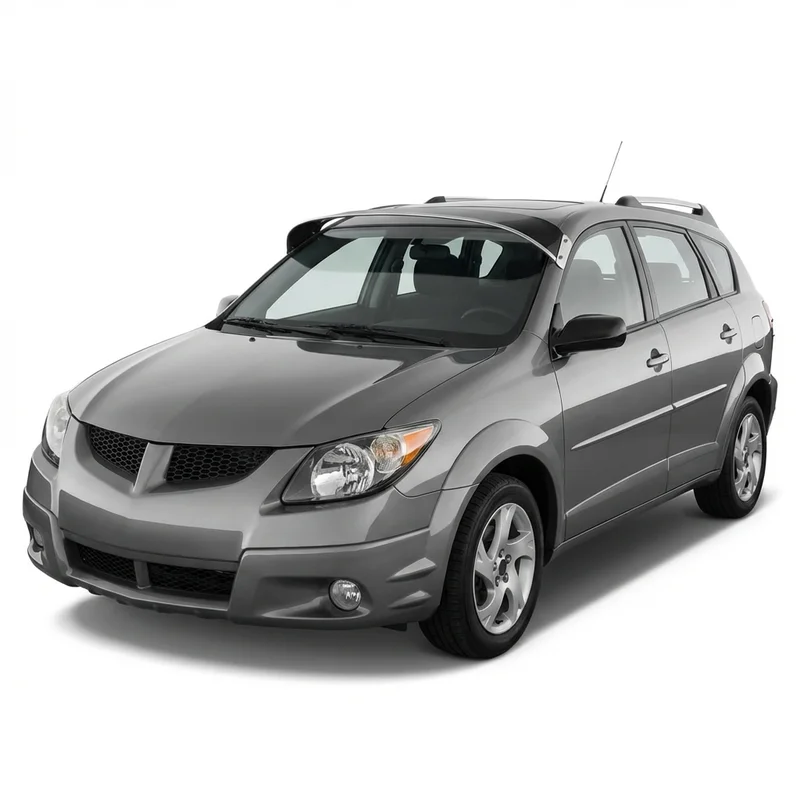 Tinted Acrylic Windscreen Sunvisor for Pontiac Vibe (2003 - 2010) - 1