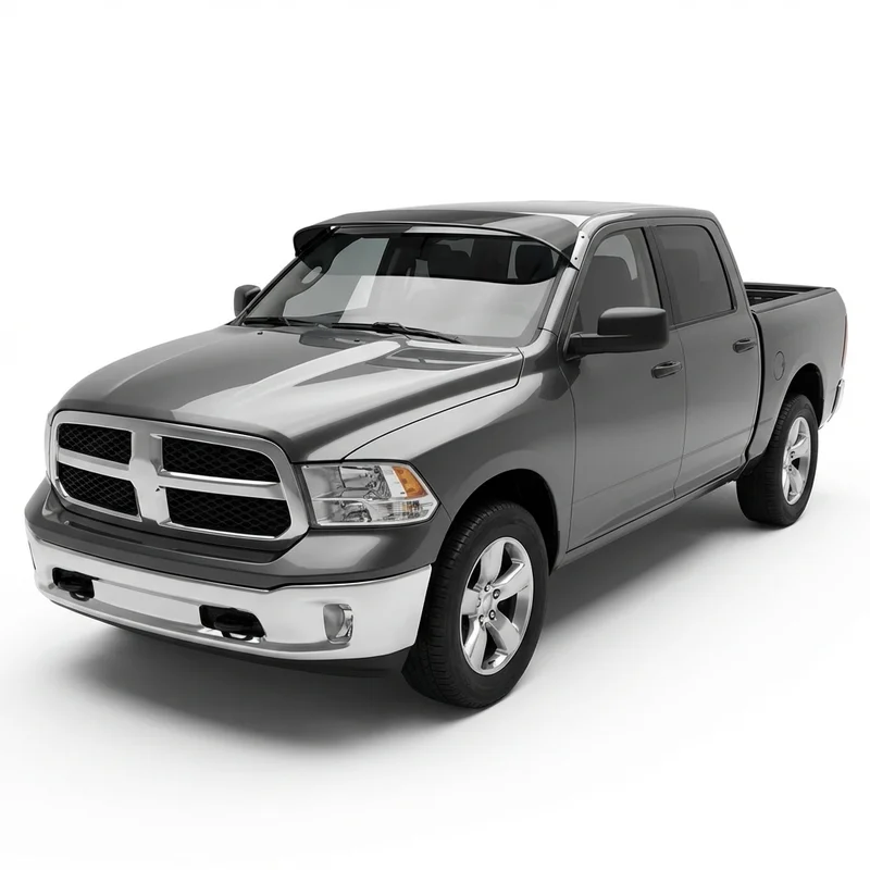 Tinted Acrylic Windscreen Sunvisor for Ram 1500 Classic (2019 - 2024) - 1
