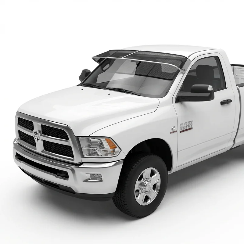 Premium Mesh Windscreen Sunvisor for Ram 3500 (2011 - 2025) - 1