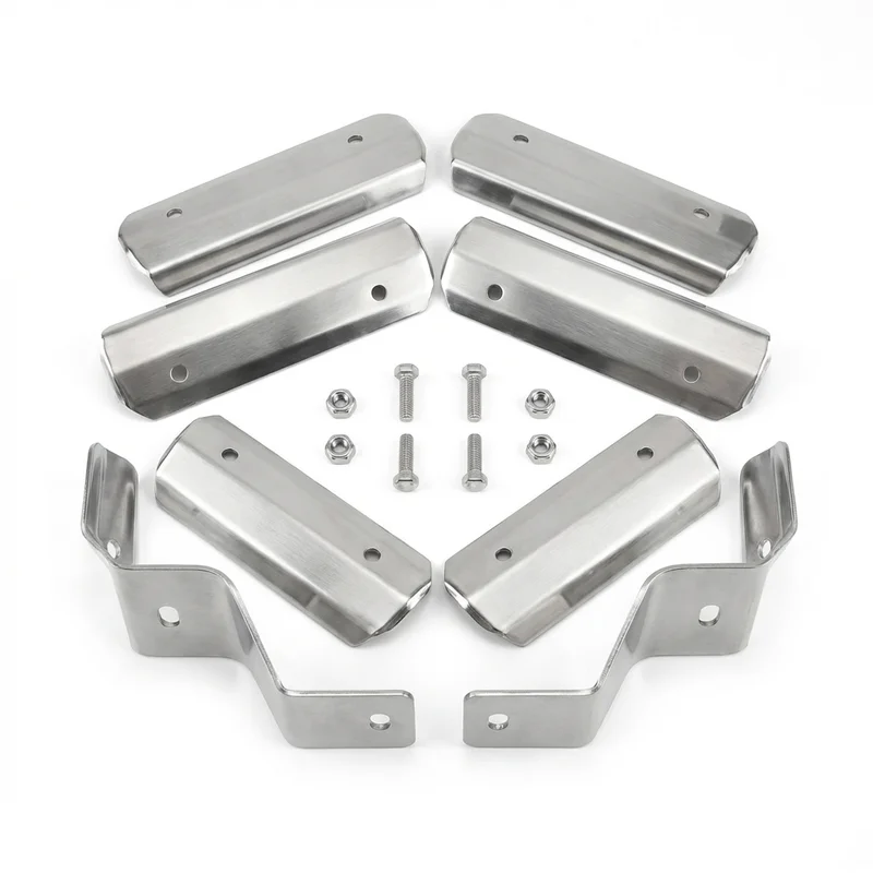 Stainless Steel Mounting Bracket Kit for Ram 4500 (2011 - 2024) - 1