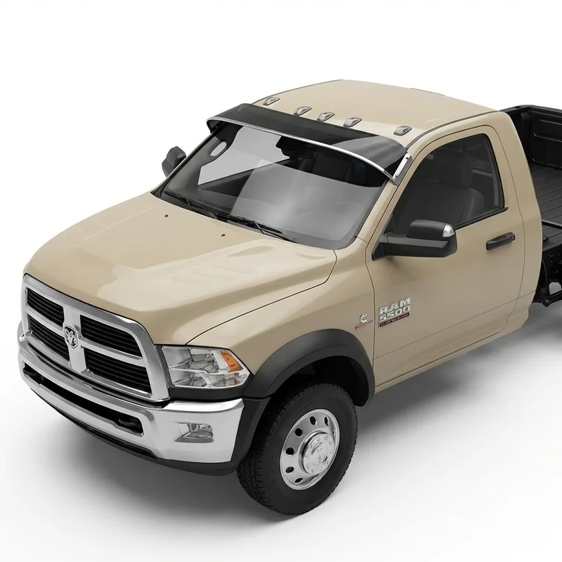 Tinted Acrylic Windscreen Sunvisor for Ram 5500 (2011 - 2024) - 1