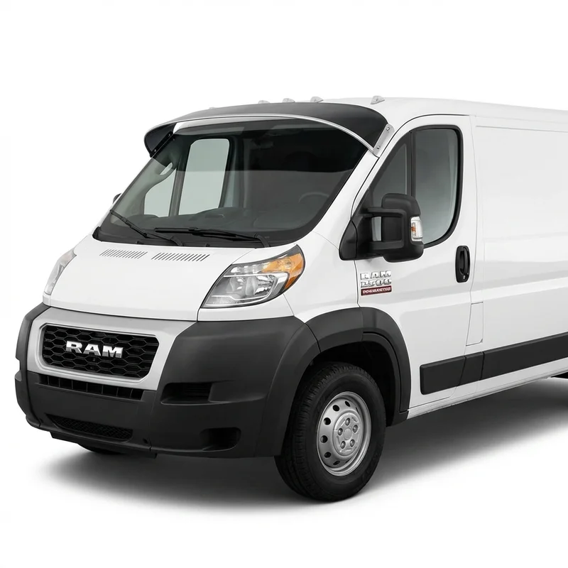 Tinted Acrylic Windscreen Sunvisor for Ram ProMaster 2500 (2014 - 2024) - 1