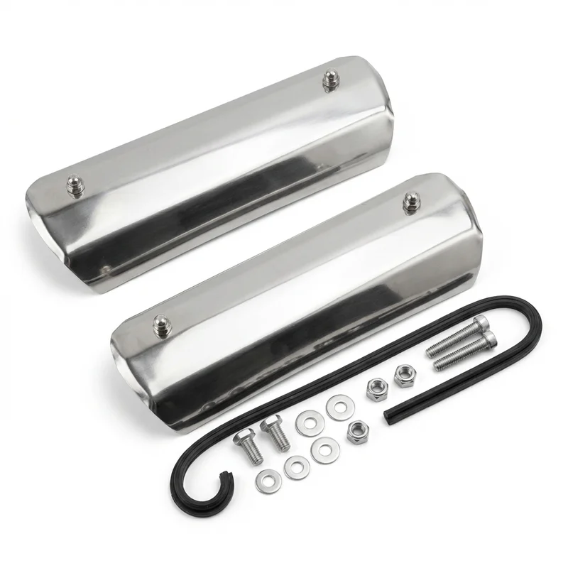 Stainless Steel Mounting Bracket Kit for Renault R16 (1969 - 1972) - 1