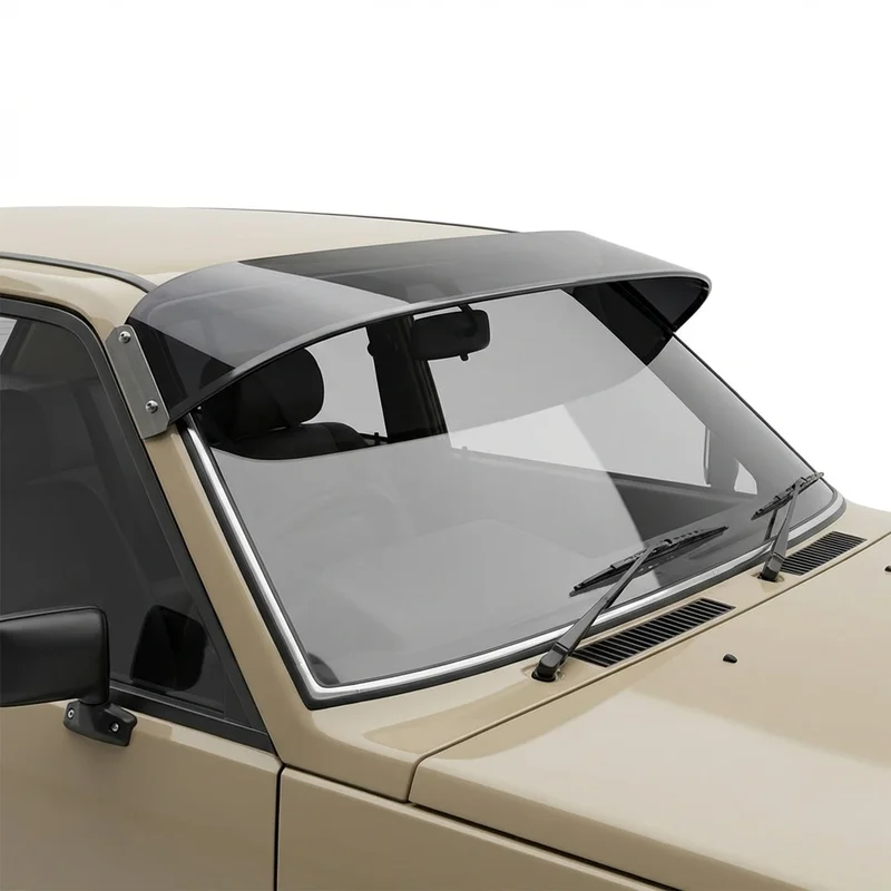 Tinted Acrylic Windscreen Sunvisor for Renault R18 (1980 - 1986) - 1