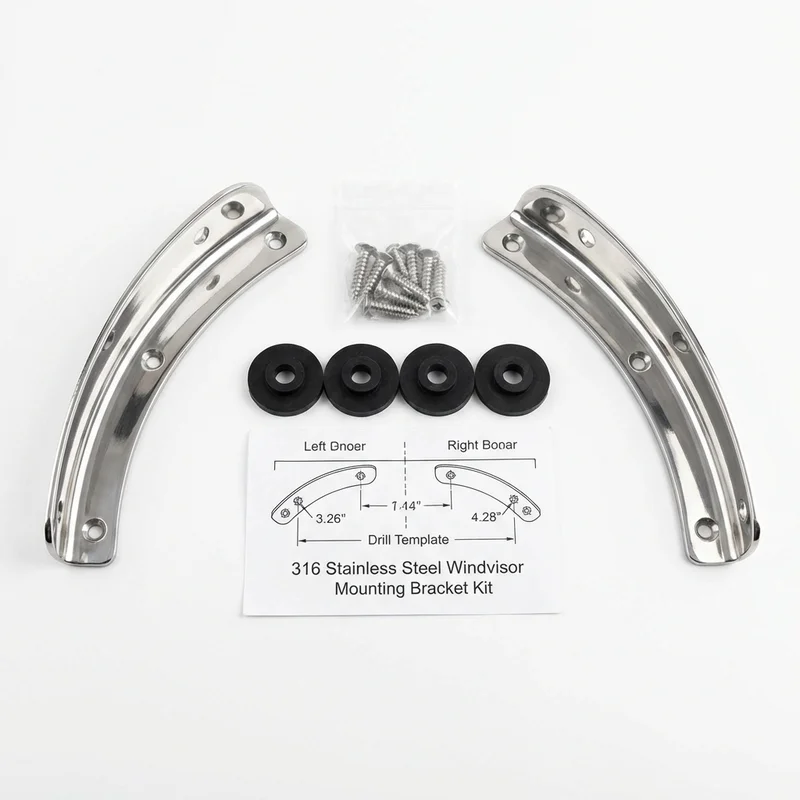 Stainless Steel Mounting Bracket Kit for Renault Stepway (2010 - 2019) - 1