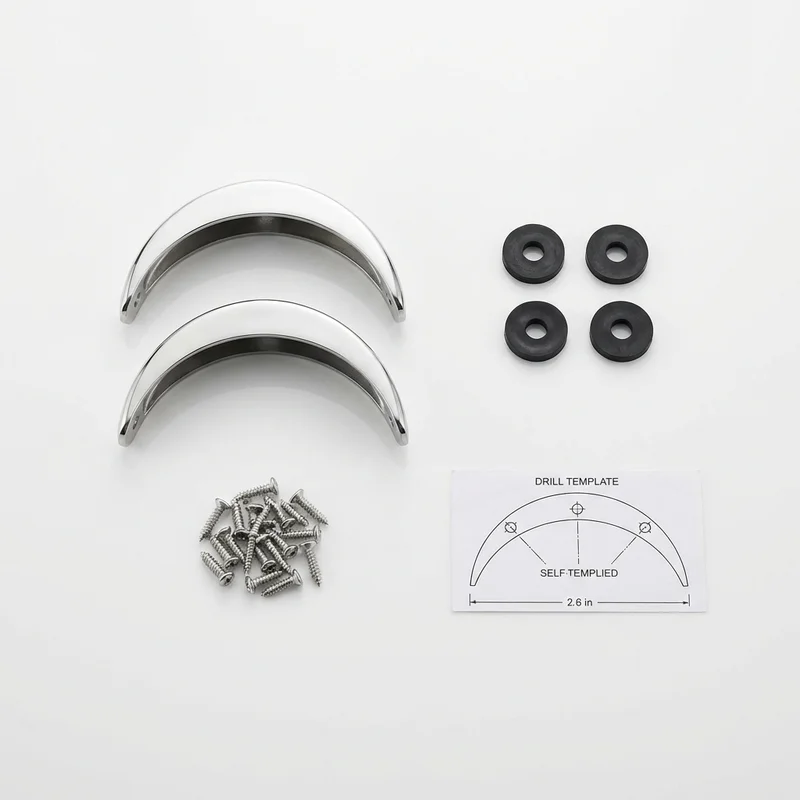 Stainless Steel Mounting Bracket Kit for Renault Twizy (2015 - 2020) - 1