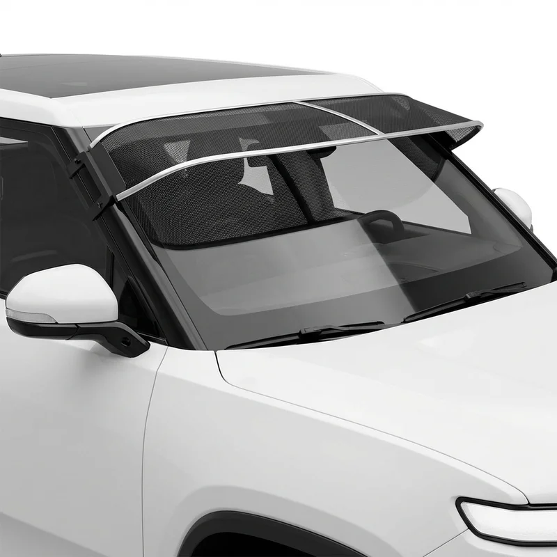 Premium Mesh Windscreen Sunvisor for Rivian R1T (2022 - 2025) - 1