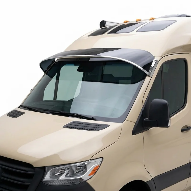 Tinted Acrylic Windscreen Sunvisor for Roadtrek CS Adventurous (2019 - 2020) - 1