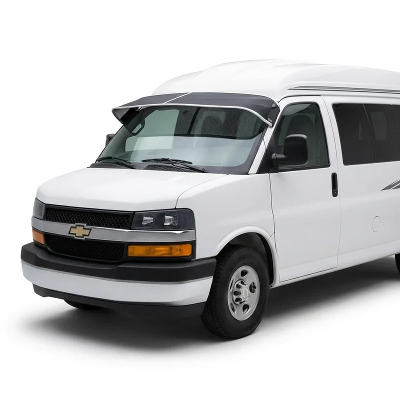 Premium Mesh Windscreen Sunvisor for Roadtrek Popular (2019 - 2019) - 1