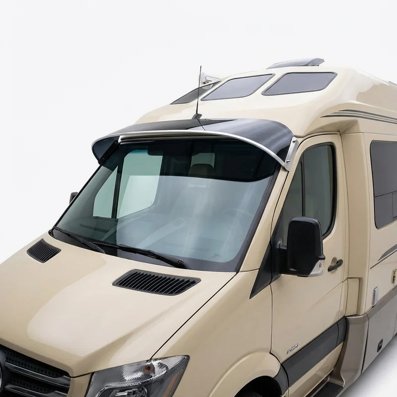 Tinted Acrylic Windscreen Sunvisor for Roadtrek Popular (2019 - 2019) - 1