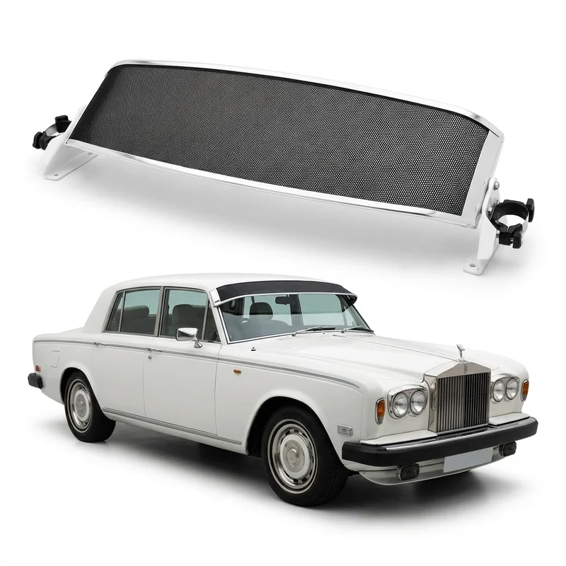 Premium Mesh Windscreen Sunvisor for Rolls-Royce Silver Shadow II (1977 - 1980) - 1