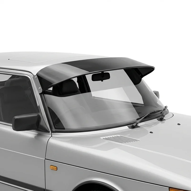 Tinted Acrylic Windscreen Sunvisor for Saab 900 (1979 - 1998) - 1