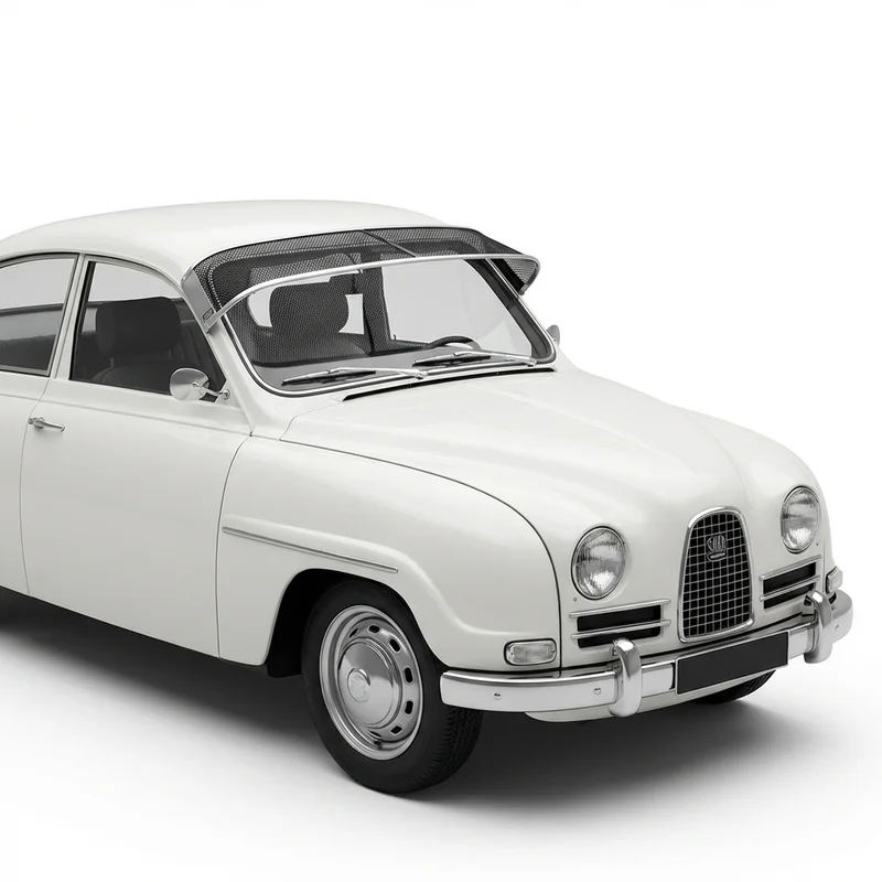 Premium Mesh Windscreen Sunvisor for Saab 95 (1968 - 1973) - 1