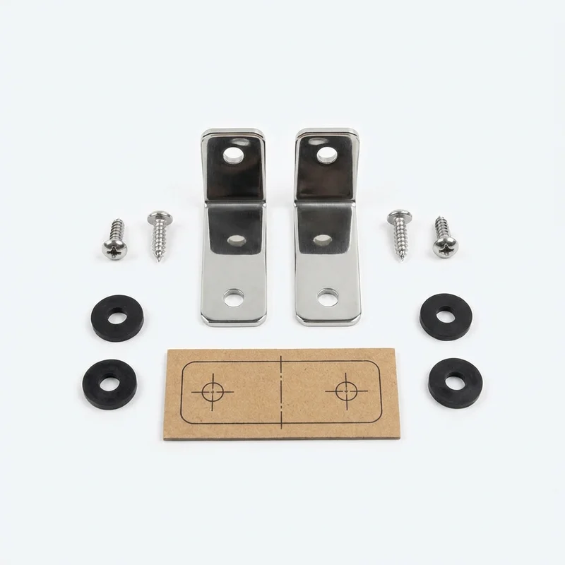 Stainless Steel Mounting Bracket Kit for Scion iQ (2012 - 2015) - 1