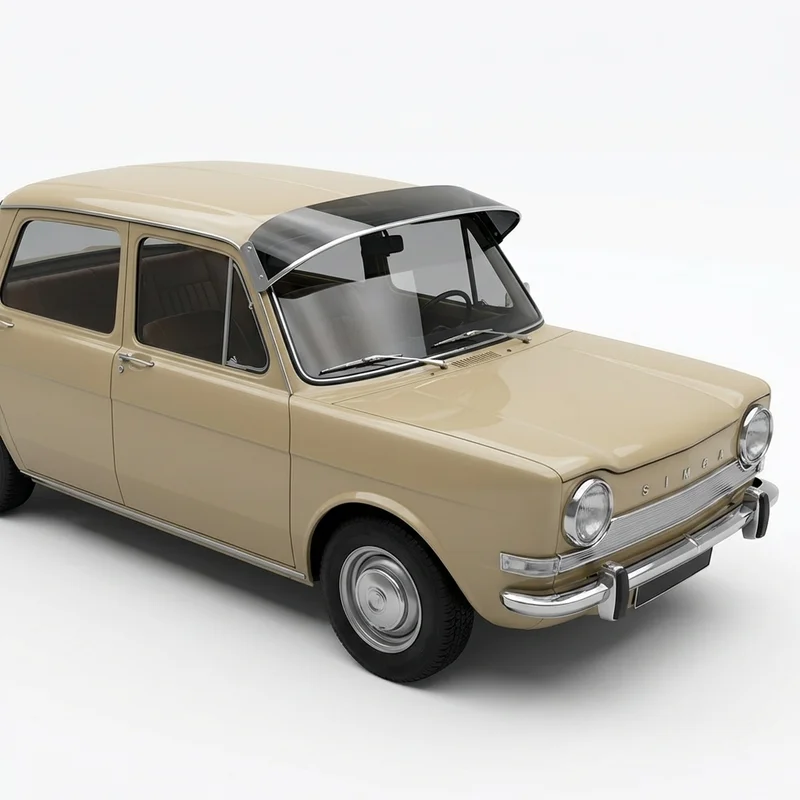 Tinted Acrylic Windscreen Sunvisor for Simca 1000S (1963 - 1968) - 1