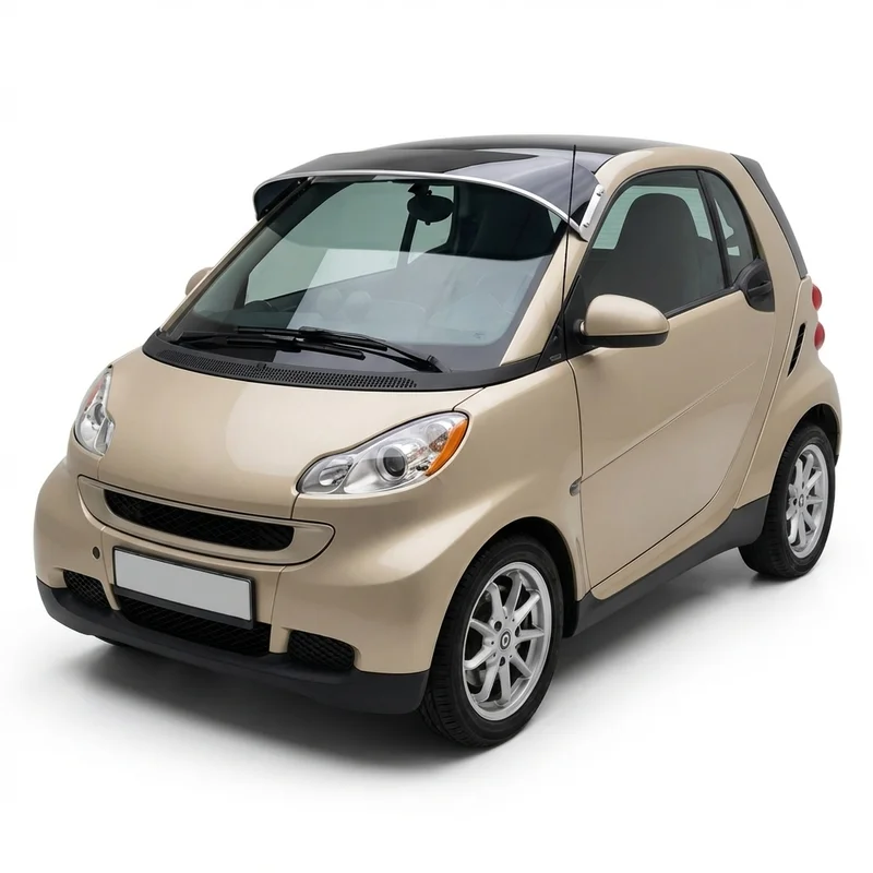 Tinted Acrylic Windscreen Sunvisor for Smart Fortwo (2005 - 2015) - 1