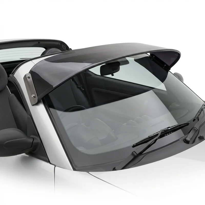 Tinted Acrylic Windscreen Sunvisor for Smart Roadster (2004 - 2005) - 1