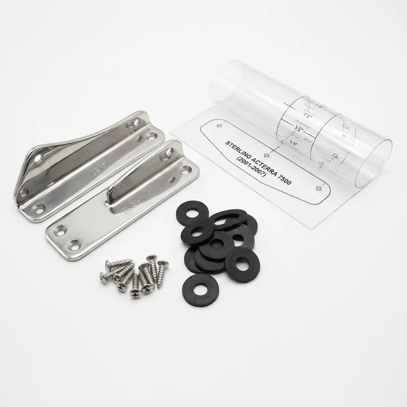 Stainless Steel Mounting Bracket Kit for Sterling Truck Acterra 7500 (2001 - 2007) - 1