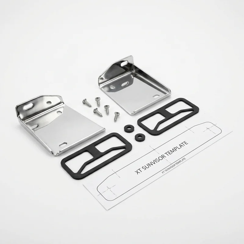 Stainless Steel Mounting Bracket Kit for Subaru XT (1985 - 1991) - 1