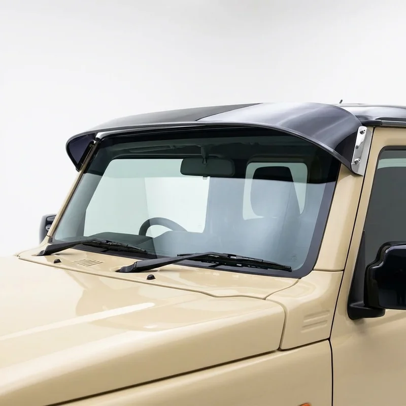 Tinted Acrylic Windscreen Sunvisor for Suzuki Jimny (2021 - 2022) - 1