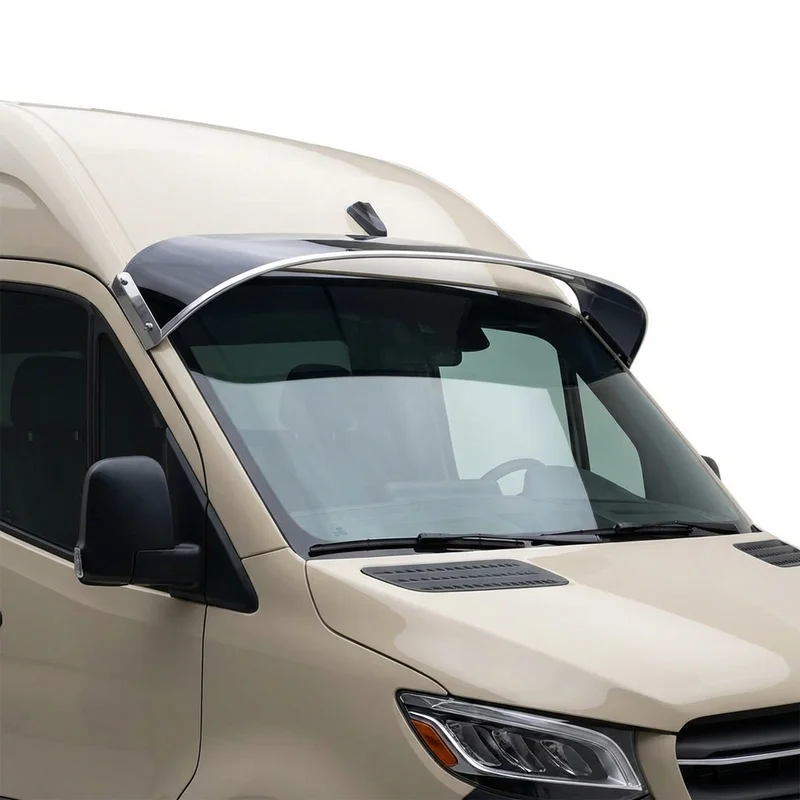 Tinted Acrylic Windscreen Sunvisor for Thor Motor Coach Chateau Sprinter (2019 - 2022) - 1