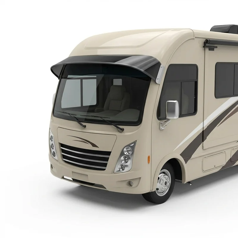 Tinted Acrylic Windscreen Sunvisor for Thor Motor Coach Magnitude (2019 - 2023) - 1