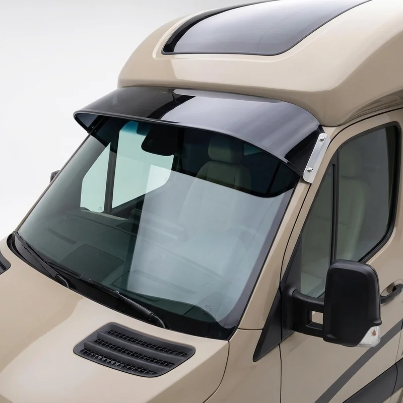 Tinted Acrylic Windscreen Sunvisor for Thor Motor Coach Synergy (2019 - 2020) - 1
