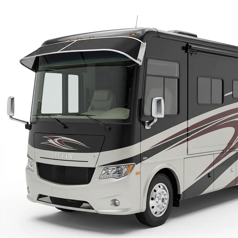 Premium Mesh Windscreen Sunvisor for Tiffin Allegro Red 360 (2022 - 2023) - 1