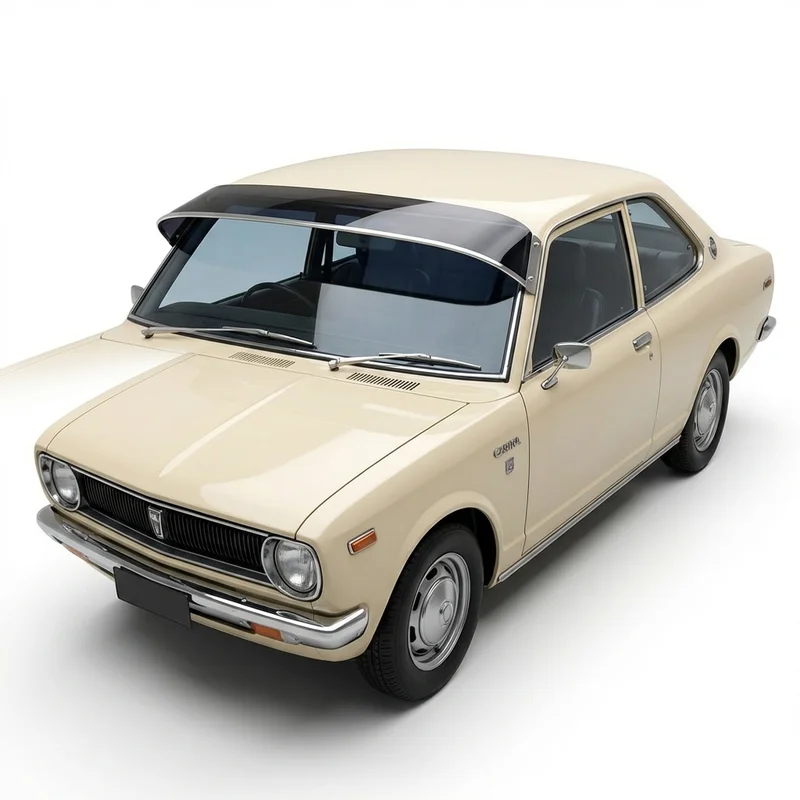 Tinted Acrylic Windscreen Sunvisor for Toyota Carina (1972 - 1973) - 1