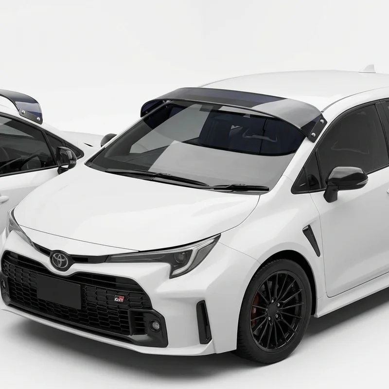 Tinted Acrylic Windscreen Sunvisor for Toyota GR Corolla (2023 - 2025) - 1