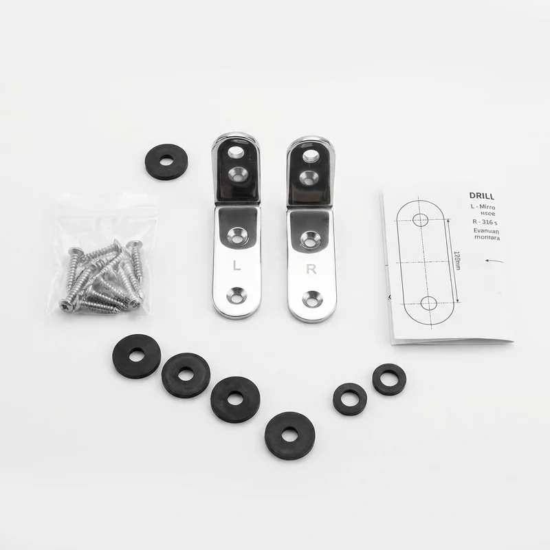 Stainless Steel Mounting Bracket Kit for Toyota Highlander (2001 - 2025) - 1