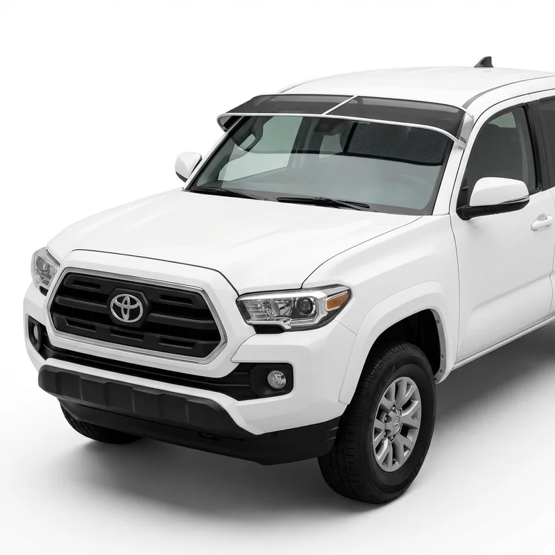 Premium Mesh Windscreen Sunvisor for Toyota Tacoma (1995 - 2025) - 1