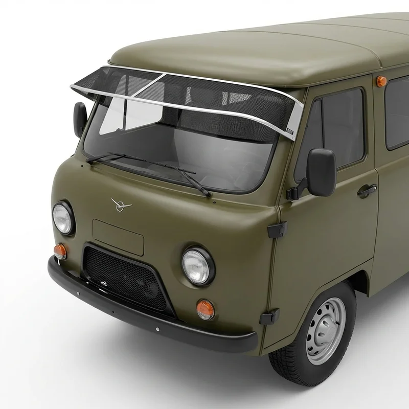 Premium Mesh Windscreen Sunvisor for UAZ Bukhara (2019 - 2019) - 1