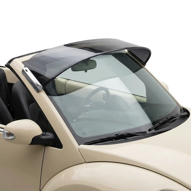 Tinted Acrylic Windscreen Sunvisor for Volkswagen Beetle Cabrio (2010 - 2011) - 1