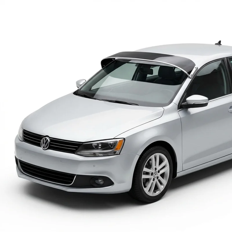 Tinted Acrylic Windscreen Sunvisor for Volkswagen GLI (2010 - 2010) - 1