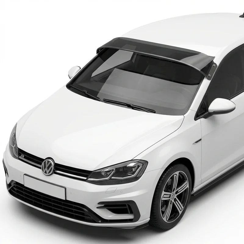 Tinted Acrylic Windscreen Sunvisor for Volkswagen Golf R (2012 - 2024) - 1