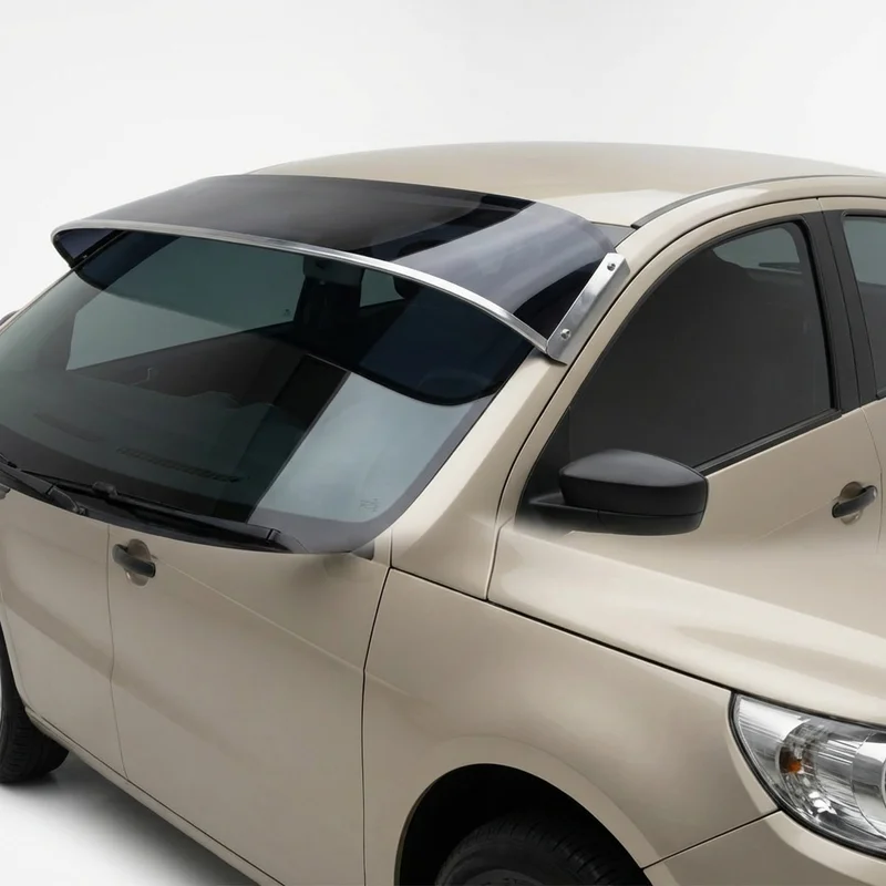 Tinted Acrylic Windscreen Sunvisor for Volkswagen Nuevo Gol (2014 - 2016) - 1