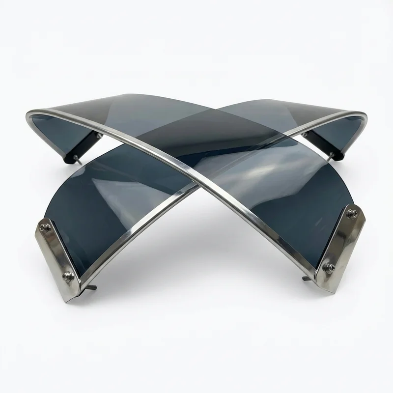 Tinted Acrylic Windscreen Sunvisor for Volkswagen Rabbit Convertible (1980 - 1984) - 1