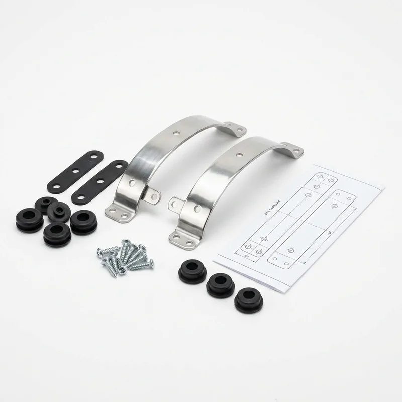 Stainless Steel Mounting Bracket Kit for Volkswagen Rabbit Pickup (1980 - 1983) - 1