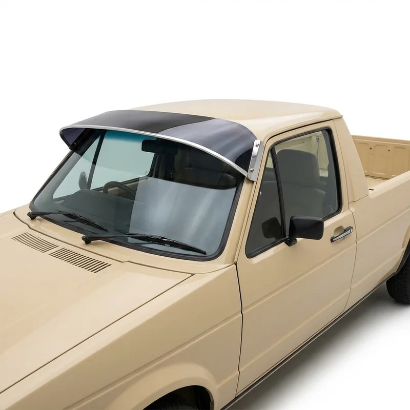 Tinted Acrylic Windscreen Sunvisor for Volkswagen Rabbit Pickup (1980 - 1983) - 1