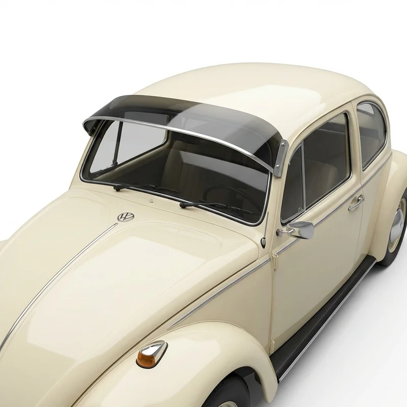 Tinted Acrylic Windscreen Sunvisor for Volkswagen Sedan (1965 - 2004) - 1