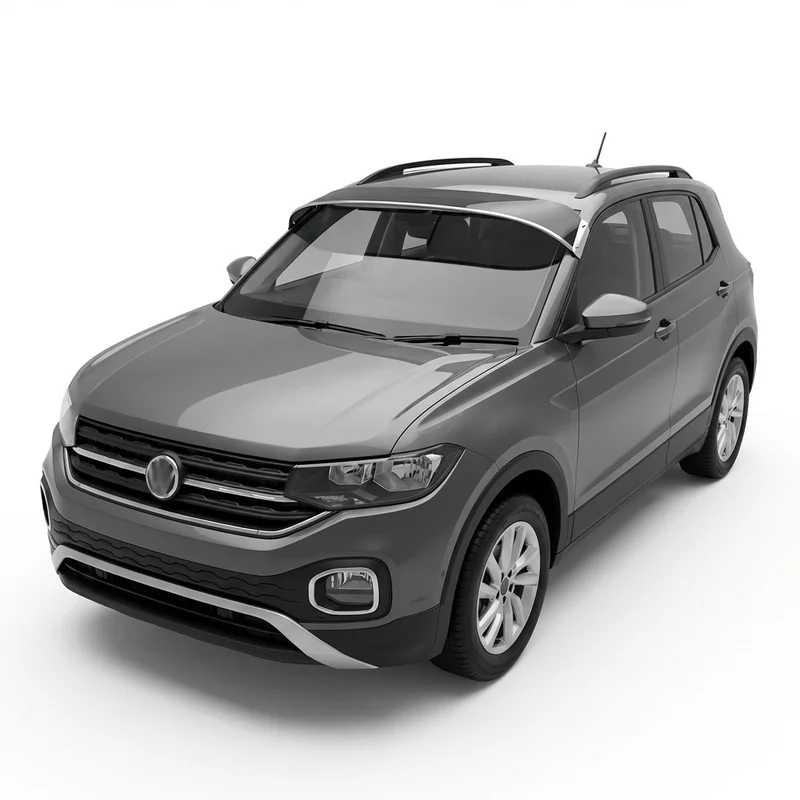 Tinted Acrylic Windscreen Sunvisor for Volkswagen T-Cross (2020 - 2022) - 1