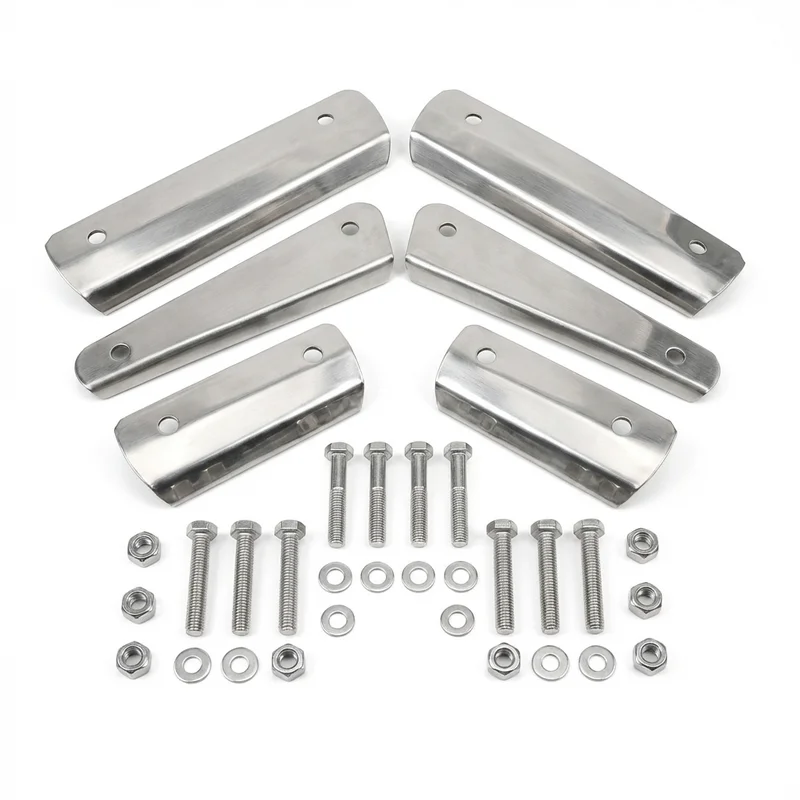 Stainless Steel Mounting Bracket Kit for Volkswagen Tiguan (2009 - 2025) - 1