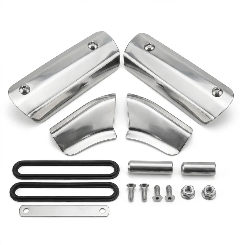 Stainless Steel Mounting Bracket Kit for Volkswagen Vento (2014 - 2021) - 1