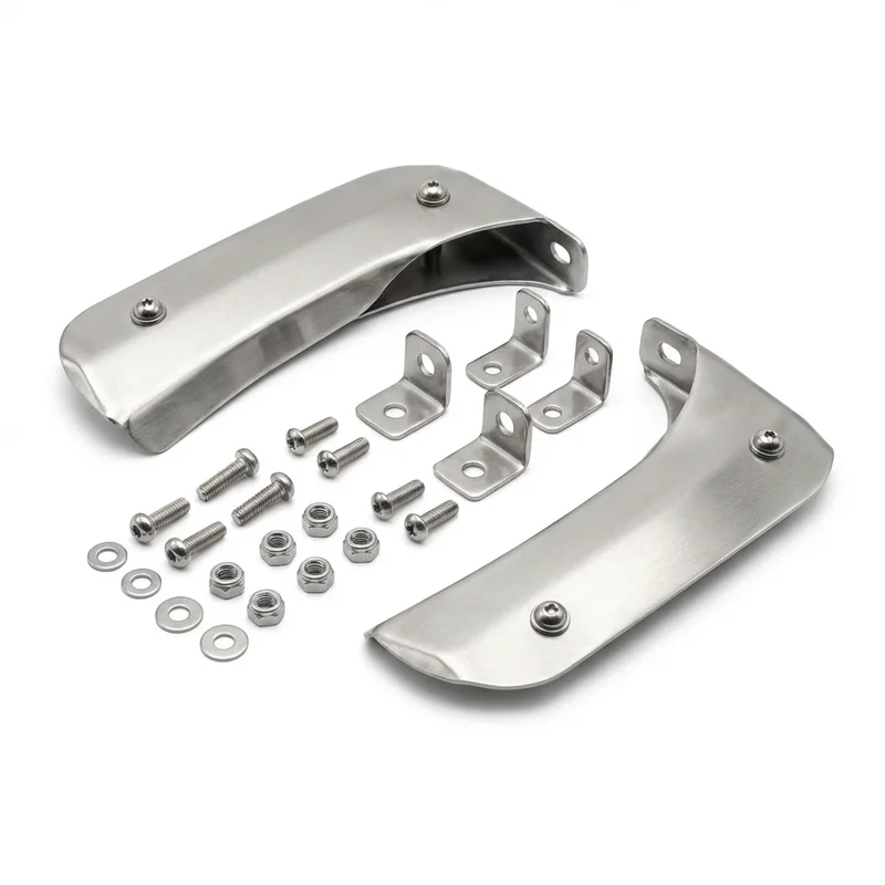 Stainless Steel Mounting Bracket Kit for Volvo 142 (1967 - 1974) - 1