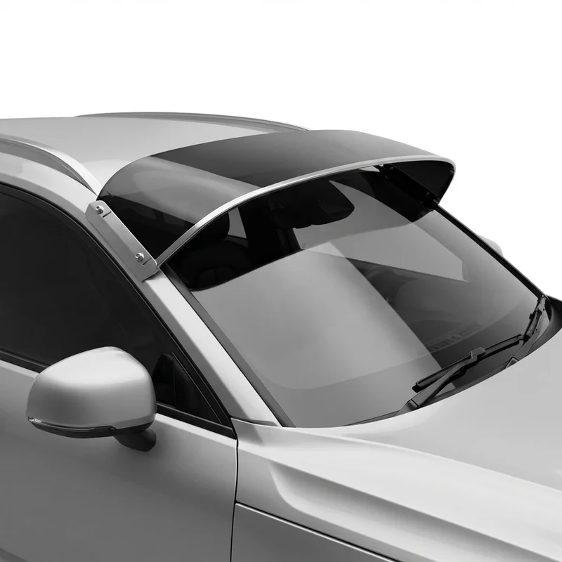 Tinted Acrylic Windscreen Sunvisor for Volvo C40 Recharge (2022 - 2024) - 1