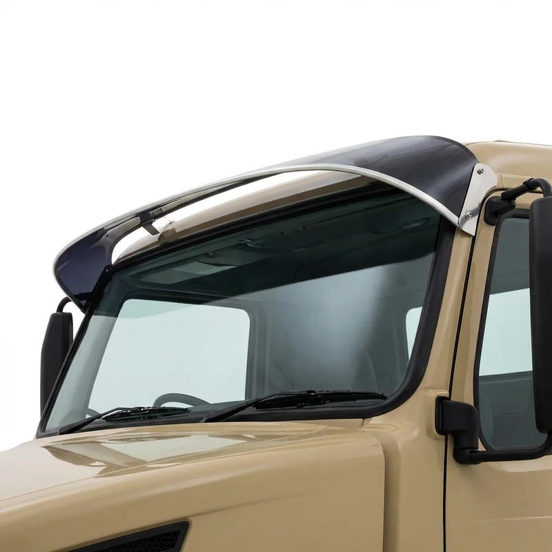 Tinted Acrylic Windscreen Sunvisor for Volvo VAH 300 (2019 - 2020) - 1